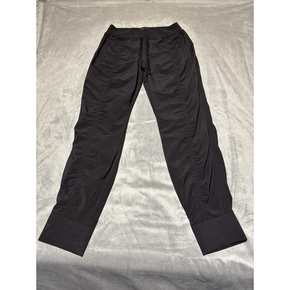 Athleta Womens Size 4 Attitude Black Mid Rise Jogger Pants 988416